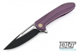 We Knife 615A - Purple Handle - Two Tone Blade