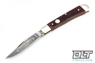 Boker Trapper - Red Jigged Bone - Single Blade