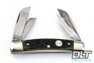 Boker Congress - Green Jigged Bone