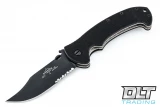 Emerson CQC-13 Bowie - Black Blade - Partially Serrated - Wave Feature