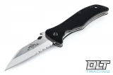 Emerson Seax - Stonewashed Blade - Partially Serrated - Wave Feature