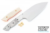 EnZo 160mm Santoku Chef Knife - Kit - Ivory Micarta