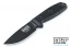 ESEE 3MIL - Glass Breaker Pommel - Black Sheath - Black Handle - Black Blade