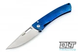 LionSteel TS1 TiSpine - Blue Anodized - Polished