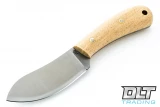 LT Wright Camp MUK A2 - Flat Ground - Snakeskin Micarta - Matte Finish