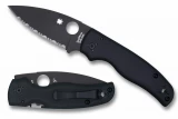 Spyderco Shaman - Black Blade - Fully Serrated