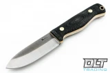 LT Wright Outback 3V - Saber - Black Micarta - Thick Snakeskin Liners - Matte Finish