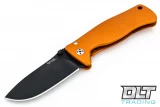LionSteel SR-2 Mini - Orange Aluminum - Black Blade