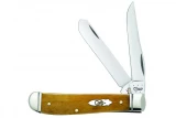 Case Mini Trapper Smooth Antique Bone vs Case Tribal Lock American Workman Red Synthetic