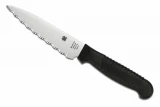 Spyderco Paring Knife - Black - Fully Serrated