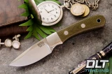 Bark River Knives Essential CPM-154 Green Canvas Micarta