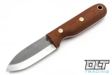 LT Wright Bushbaby 3V - Scandi - Natural Micarta - Matte