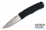 Pro-Tech Magic BR-1 Bolster Release - Black Handle - Stonewashed Blade