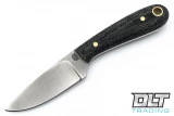 LT Wright Frontier First A2 - Flat Ground - Black Micarta - Matte