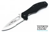 Emerson CQC-10 - Stonewashed Blade - Partially Serrated - Wave Feature