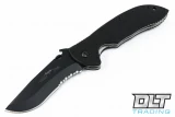 Emerson Super Commander - Black Blade - Partially Serrated - Wave Feature