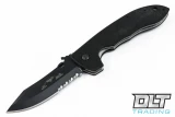 Emerson CQC-8 - Black Blade - Partially Serrated - Wave Feature
