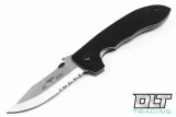 Emerson CQC-8 - Stonewashed Blade - Partially Serrated  - Wave Feature