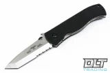 Emerson Super CQC-7 - Stonewashed Blade - Partially Serrated - Wave Feature