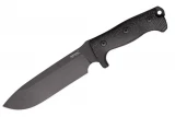 LionSteel M7 Fixed Blade Black Micarta - Black Blade