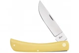 Case Sodbuster CV Yellow Synthetic vs Case Hunter 6" Skinner Blade w Leather Handle