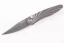 Pro-Tech Newport - Titanium Wave Pattern Handle - Damascus Blade