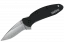 Kershaw 1620SWBLK Scallion - Stonewashed Blade - Black handle