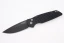 Pro-Tech TR-3 - Black Fish Scale Handle - Black Blade