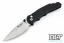 Pro-Tech TR-4 Manual - Black Handle - Stonewashed Blade