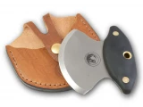 Knives of Alaska Trekker Whitetail Gut Hook / Cub Bear Black Suregrip Combo vs Knives of Alaska Magnum Ulu