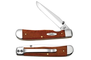 Case Trapperlock Chestnut Bone with Pocket Clip