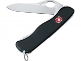 Swiss Army One Hand Sentinel with Clip - Non Serrated
