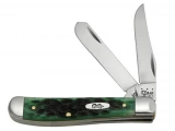 Case Mini Trapper Smooth Antique Bone vs Case Mini Trapper Bermuda Green