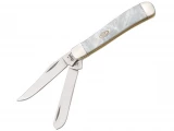 Case Mini Trapper Smooth Antique Bone vs Case Mini Trapper White Pearl