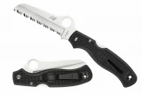 Spyderco Atlantic Salt - Black Fully Serrated