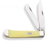 Case Trapper Yellow Pocket Knife