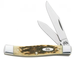 Case Small Texas Jack Amber Bone Pocket Knife