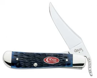 Case Russlock Navy Blue Bone Pocket Knife