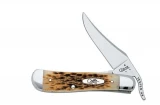 Case Russlock Amber Bone Pocket Knife