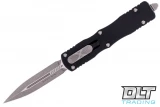 Microtech 225-10AP Dirac D/E - Black Handle - Apocalyptic Blade