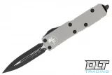 Microtech 232-1TG UTX-85 D/E - Titanium Grey Handle - Black Blade