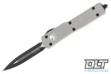 Microtech 147-1TG UTX-70 D/E - Titanium Grey Handle - Black Blade