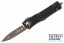 Microtech 142-13AP Combat Troodon D/E - Black Handle - Bronze Apocalyptic Blade