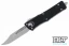 Microtech 146-10 Combat Troodon Bowie - Black Handle - Stonewashed Blade