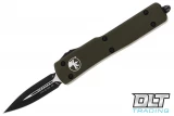 Microtech CA147-1OD UTX-70 D/E - OD Green Handle - Black Blade