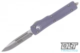 Microtech 148-10GY UTX-70 S/E - Grey Handle - Stonewashed Blade