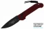 Microtech 135-1MR LUDT - Merlot Red Handle - Black Blade