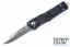 Microtech 146-4 Combat Troodon Bowie - Black Handle - Satin Blade