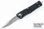 Microtech 146-11 Combat Troodon Bowie - Black Handle - Stonewashed Blade