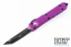 Microtech 123-1VI Ultratech T/E - Violet Handle - Black Blade